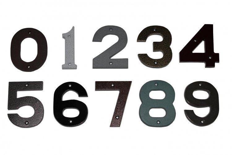 Majestic MFG 3D House Numbers - 5" - Click Image to Close